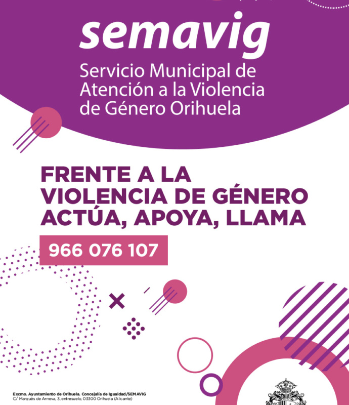 ORIHUELA LIBRE DE VIOLENCIA DE GÉNERO