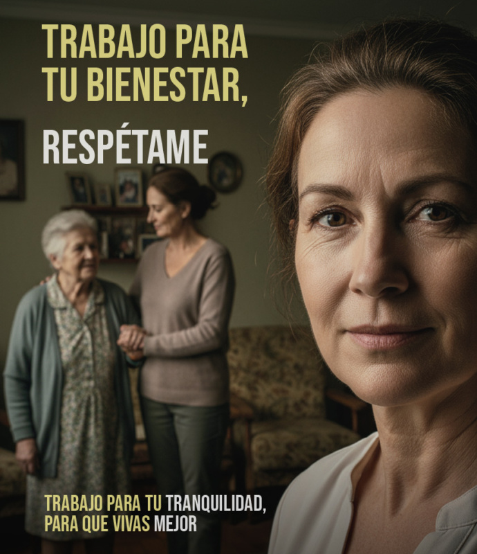 Trabajo para tu bienestar, respétame